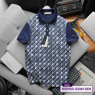 Áo thun polo, áo nam có cổ họa tiết vnxk tay ngắn, cao cấp, form rộng, vải dày, bigsize, đơn giản, đẹp RIOOSHOP RTH001