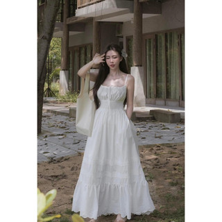 Đầm maxi hai dây dáng xoè tkcc 𝐀𝐒𝐇𝐘𝐋𝐄𝐘