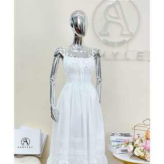 Đầm maxi hai dây dáng xoè tkcc 𝐀𝐒𝐇𝐘𝐋𝐄𝐘