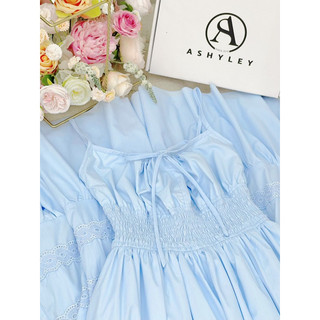 Đầm maxi hai dây dáng xoè tkcc 𝐀𝐒𝐇𝐘𝐋𝐄𝐘