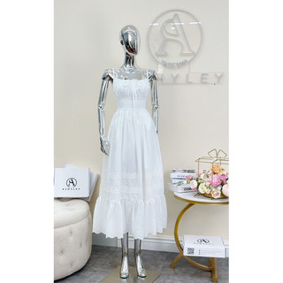 Đầm maxi hai dây dáng xoè tkcc 𝐀𝐒𝐇𝐘𝐋𝐄𝐘