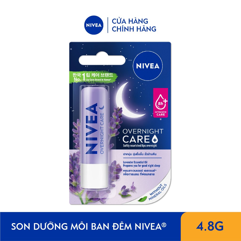 Bộ Đôi Son Dưỡng NIVEA Chuyên Sâu Ngày Và Đêm (4.8 g) - 85061+88068