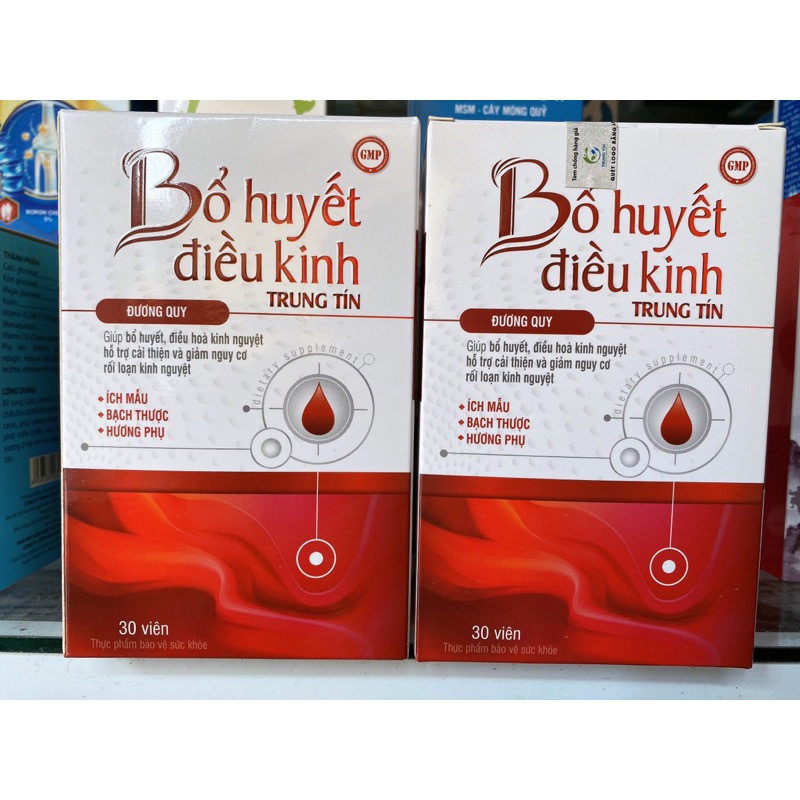 Viên Uống Bổ Huyết Điều Kinh - Bồi Bổ Khí Huyết, Điều Hòa Kinh Nguyệt (Hộp 30 Viên)