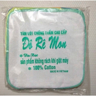 Set 10 Tấm Lót Viền Màu LÓT TÈ ĐÔ RÊ MON Cho Bé Sơ Sinh - Voi