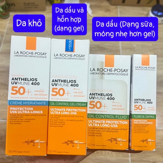 kem chống nắng la roche posay Anthelios 𝐒𝐏𝐅 𝟓𝟎+ (chính hãng)