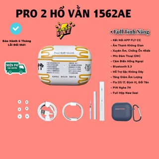 (TẶNG ỐP) TAI NGHE PRO 2 HỔ VẰN 1562AE TẶNG KÈM ỐP BẢO VỆ 4D VÀ BÚT VỆ SINH TAI NGHE - HQ STORE