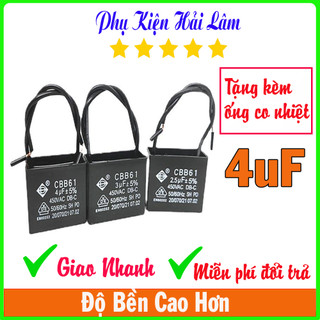 Tụ quạt 4 uf. tụ quạt điện. tụ quạt trần. tụ cbb61.