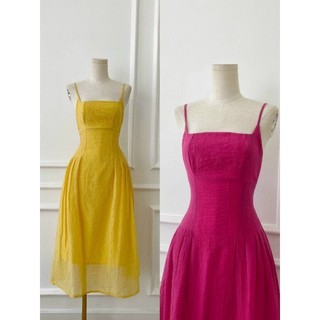 Đầm maxi 2 dây đan lưng đi biển siêu hot Miu House