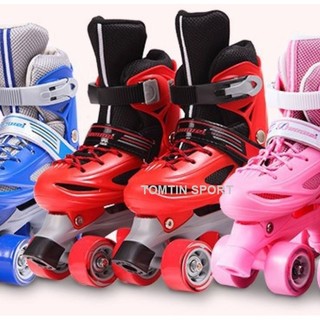 [Tặng Bảo Hộ] Giày patin trẻ em 2 hàng bánh Banwei có màu cho bé trai và bé gái, quà tặng sinh nhật [TOMTIN SPORT]