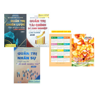 Sách - Combo 3 cuốn quản trị chiến lược + nhân sự + tài chính doanh nghiệp