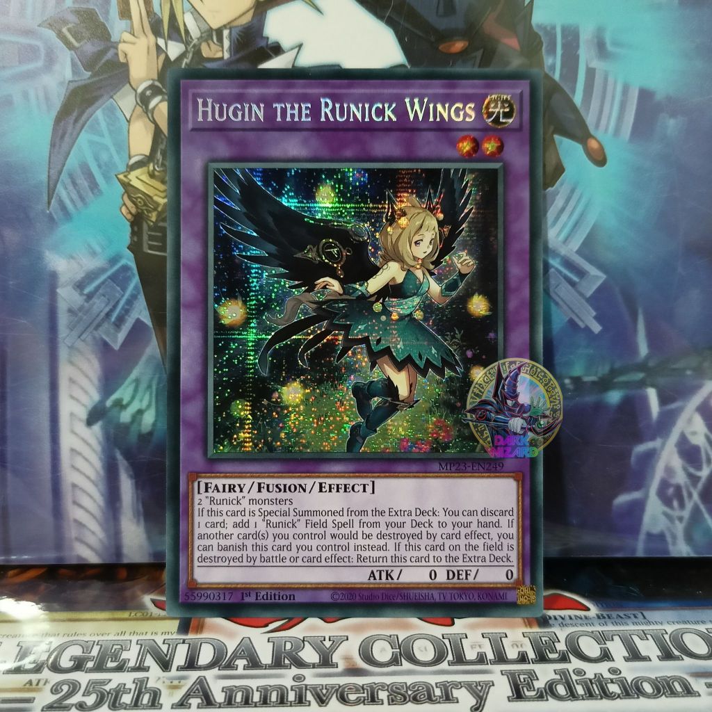 Hugin the Runick Wings – MP23-EN249 – Prismatic Secret Rare [Thẻ bài Yugioh]