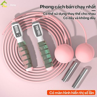 Dây nhảy không dây điếm số DION, dây nhảy thể lực không dây, dây nhảy thể dục, thể thao