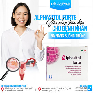 Alphasitol hỗ trợ đtri buồng trứng đa nang, tăng thụ thai, tăng khả năng sinh sản