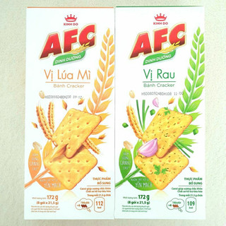 Bánh quy giòn afc các vị hộp 172g