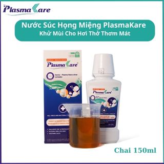Súc Họng Miệng Nano Bạc PlasmaKare - Giảm Ho Sạch Đờm - Cho Hơi Thở Thơm Mát Chai 150ml