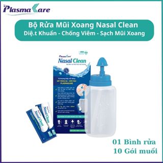 Bình rửa mũi xoang và muối rửa mũi xoang PlasmaKare Nasal Clean-Làm Sạch Mũi Xoang Hiệu Quả ,An Toàn