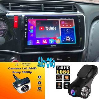Màn hình Honda city 2014-2020 oledpro chip 8 nhân,cắm sim 4G,wifi,RAM 2GB,ROM 32GB. Kèm camera lùi camera hành trình