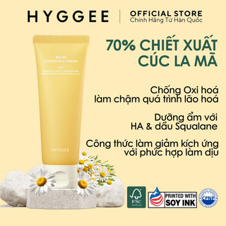 Kem Dưỡng Ẩm Chiết Xuất Cúc La Mã HYGGEE Relief Chamomile Cream 85g