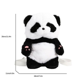 Balo lông gấu panda siêu cute