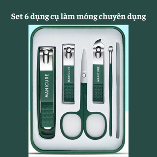 Bộ dụng cụ bấm móng tay 4 món - bộ cắt, bấm dũa móng tay - sét dụng cụ làm móng chi tiết nail care cao cấp