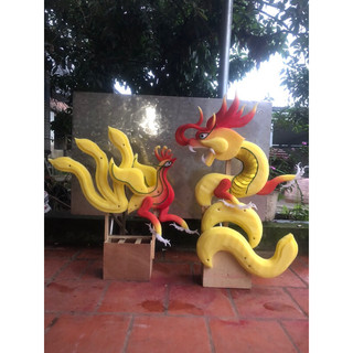 cốt rồng Phượng 3 đuôi trên sịn sò