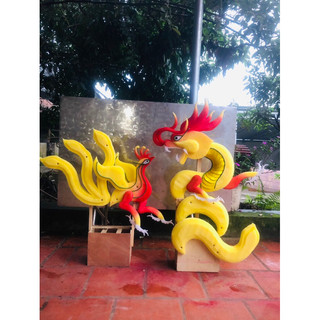 Cốt rồng Phượng 3 đuôi trên sịn sò
