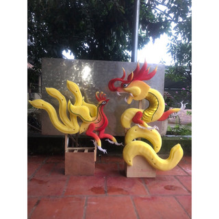 cốt rồng Phượng 3 đuôi trên sịn sò