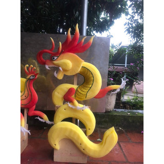 cốt rồng Phượng 3 đuôi trên sịn sò