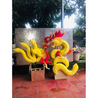 cốt rồng Phượng 3 đuôi trên sịn sò