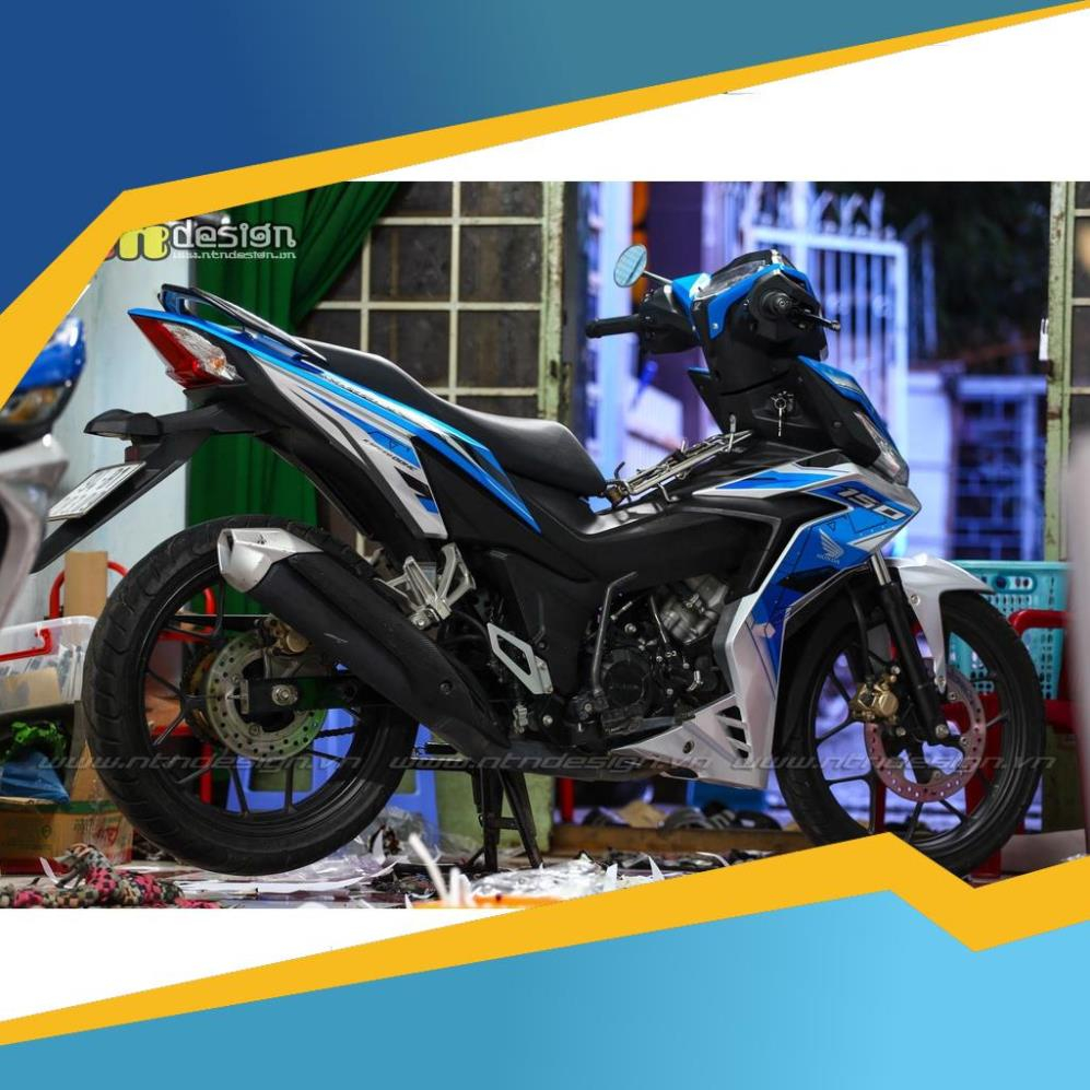 Tem rời Winner V1 xe trắng xanh