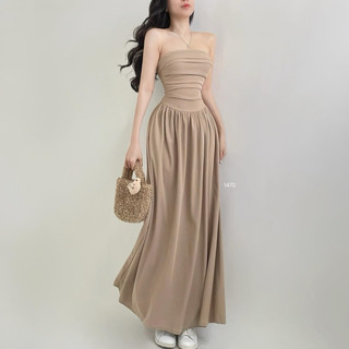 váy maxi cúp xếp ly by Kim Ngân Design