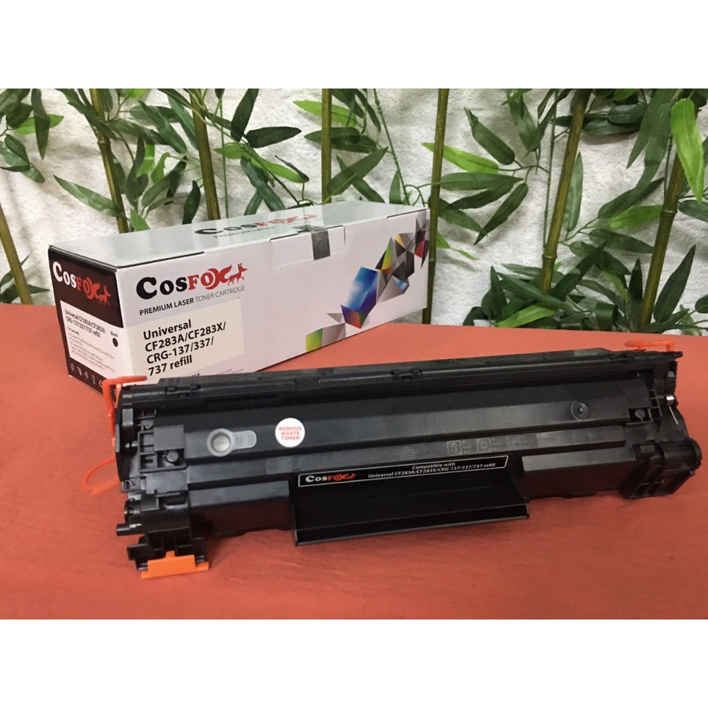 Hộp mực cos chính hãng CF283A/CRG337_83A/337_ có lỗ đổ mực
