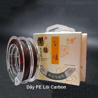 Dây dù PE lõi Presize size 0,8-1,2mm Dây dù pe lõi cước Lõi Carbon Chuyên Làm Thẻo Săn Hàng Chiều Dài 30m