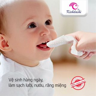 COMBO Rơ lưỡi cho bé sơ sinh, tưa lưỡi vệ sinh trọn gói đồ sơ sinh dososinh2x