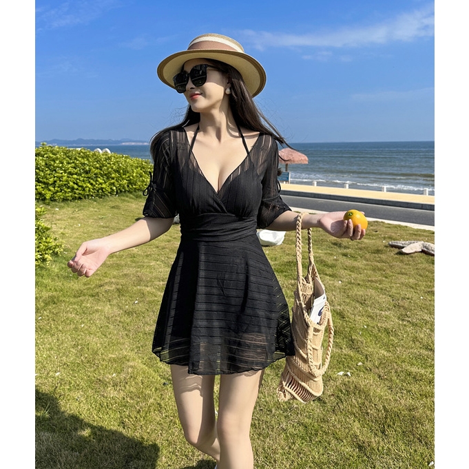 Đồ Bơi Nữ Kín Đáo Che Bụng Có Big Size Quảng Châu (T015)- Bikini Áo Tắm Váy Bơi Đẹp | BigBuy360 - bigbuy360.vn