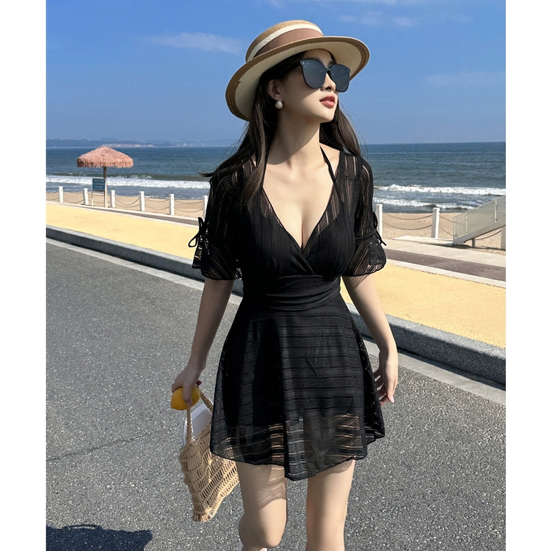 Đồ Bơi Nữ Kín Đáo Che Bụng Có Big Size Quảng Châu (T015)- Bikini Áo Tắm Váy Bơi Đẹp | BigBuy360 - bigbuy360.vn