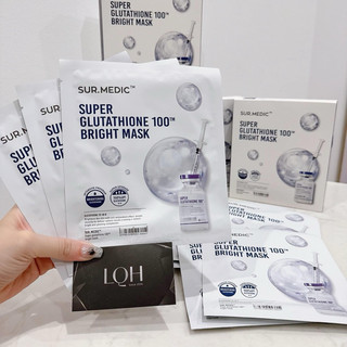 Mặt nạ trắng da cấp ẩm Sur.Medic Bright - Glutathione [Giá lẻ miếng]