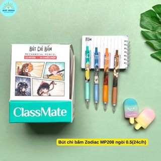 Bút chì kim classmate thiết kế hình 𝐂𝐮𝐧𝐠 𝐡𝐨𝐚̀𝐧𝐠 đ𝐚̣𝐨 cá tính mp208/mp209- bút chì bấm- văn phòng phẩm giá rẻ