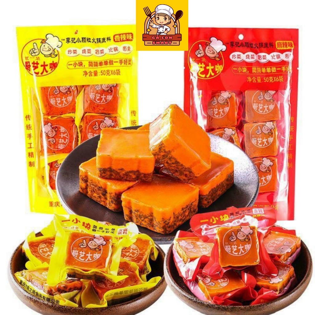 Gia vị lẩu cay tê Trùng Khánh 50gam(Hỏa Tốc2H) - Cốt Lẩu Haidilao - Tứ Xuyên