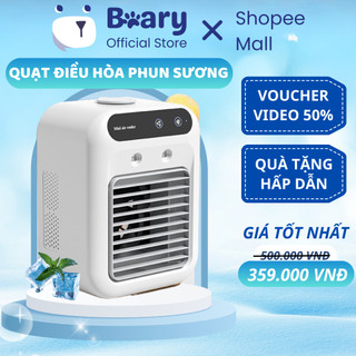 Quạt điều hòa phun sương mini METIS dung tích 500ml Quạt hơi nước 2 tốc độ gió chế độ phun nước