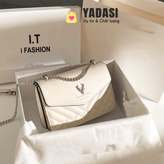 Túi xách nữ đẹp đeo chéo vai thời trang trẻ trung công sở dáng vuông nhiều ngăn Hàn Quốc  YADASI STORE TX26