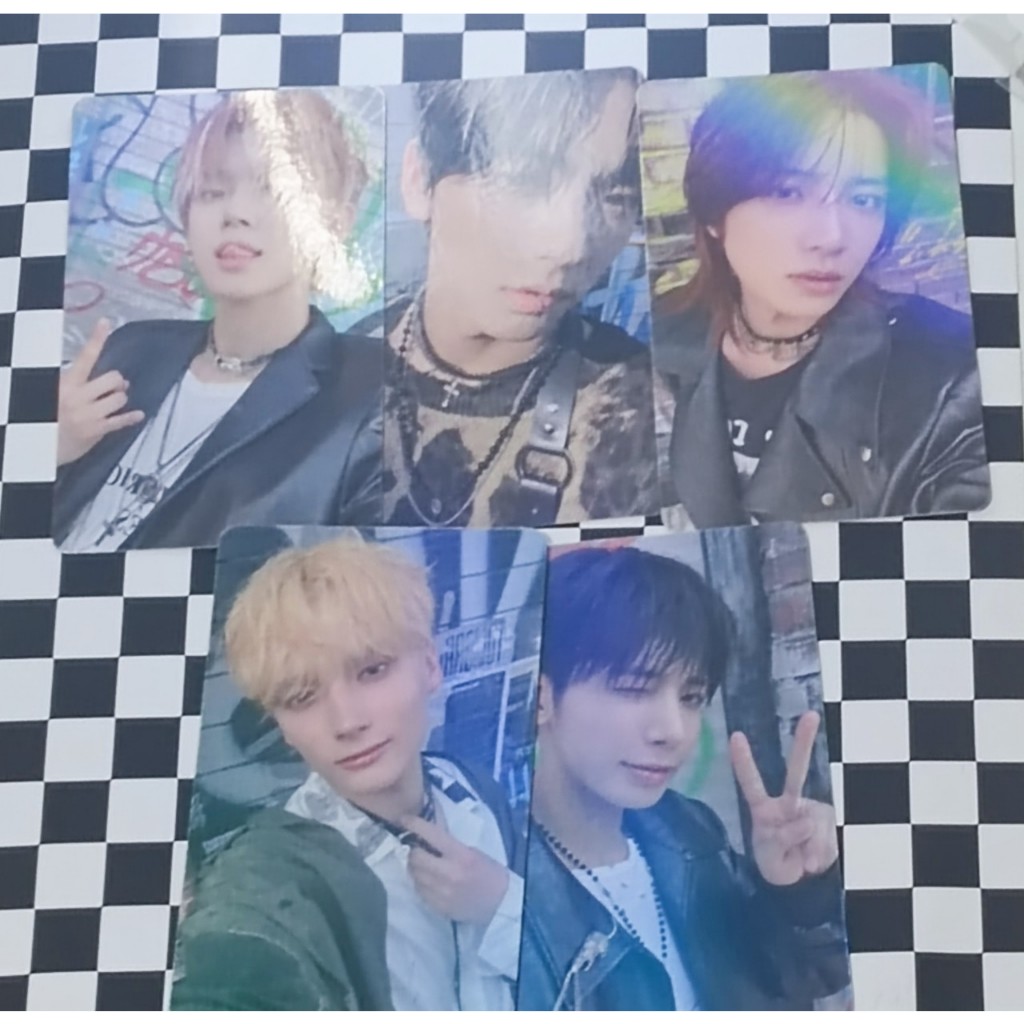 Thẻ ảnh photocard TXT freefall naver shopping live chính hãng official photocard off hologram đẹp