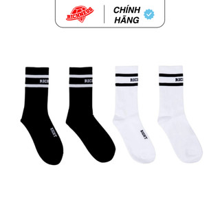 Tất Vớ Cao Cổ Trên Mắt Cá - RICHNESS BASIC SOCKS 100% Cotton Dệt Cao Cấp Kiểu Dáng Unisex