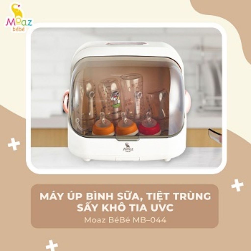 Máy tiệt trùng, úp bình sữa Moaz MB-044
