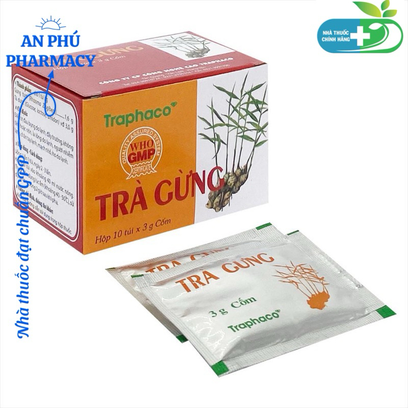 Trà Gừng Dạng Cốm Hộp 10 Gói