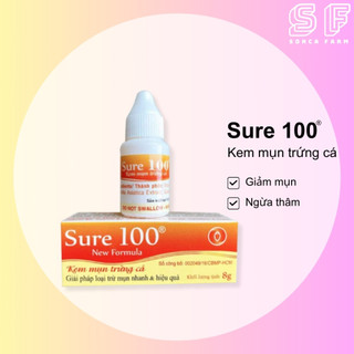 Kem mụn gamma sure 100 chai 8g giảm mụn trứng cá, mụn đầu trắng