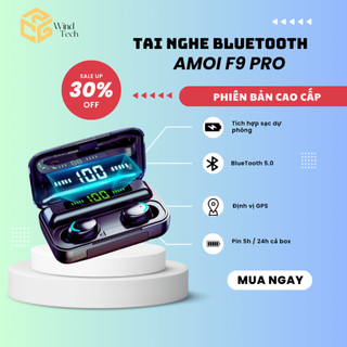Tai Nghe Bluetooth Amoi F9 Cảm Ứng Vân Tay Có Mic Đàm Thoại Chống Nước IPX5