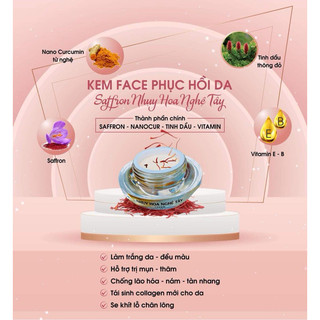 Kem mặt nhuỵ hoa nghệ tây