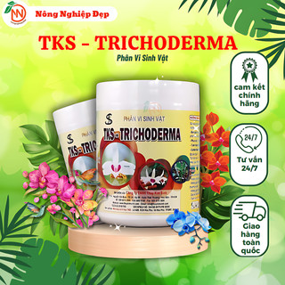 Nấm đối khang tks trichoderma dạng bột - 1kg phân vi sinh vật tks