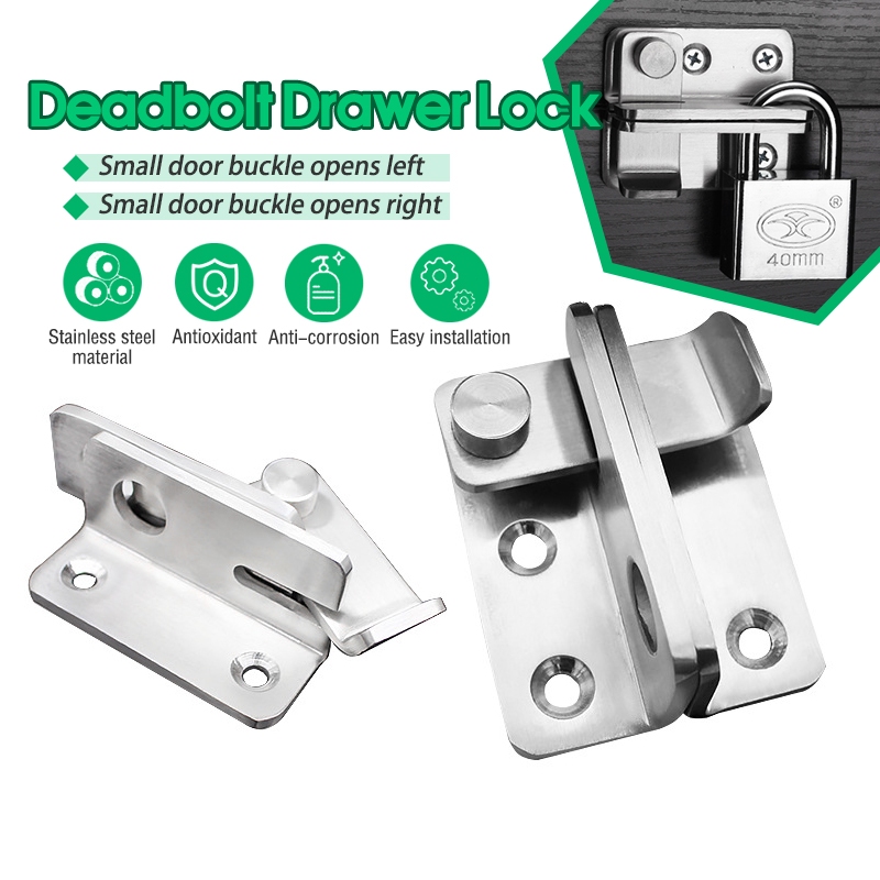   GIÁ TỐT  Chốt khoá cửa phòng chất liệu thép không rỉ chất lượng cao Chốt khóa cửa inox 304 